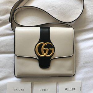 GUCCI | W&B Calf Leather Luxury Cross body Handbag | Arli Medium